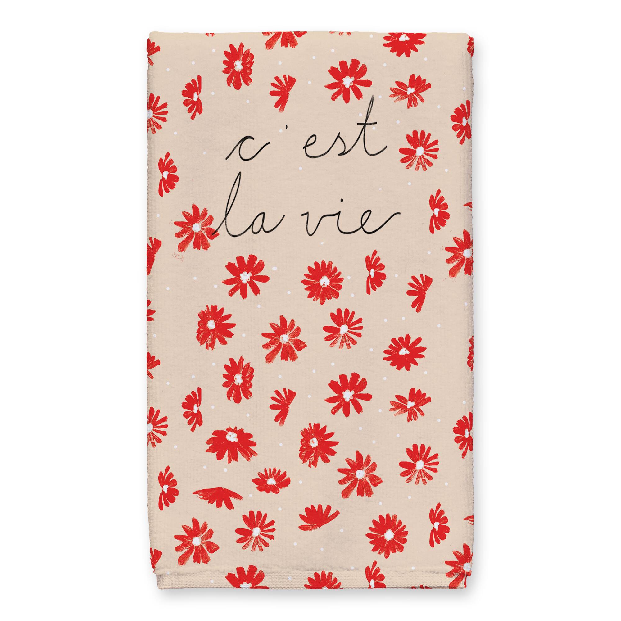 C'est La Vie Tea Towel Set of 2